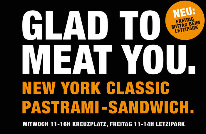 Glad to Meat You. New York Classic Pastrami-Sandwich
